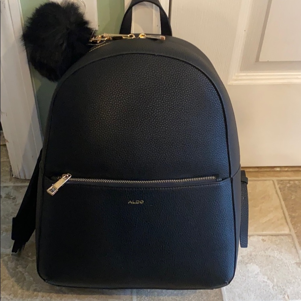 ALDO black leather backpack NWT! 🖤